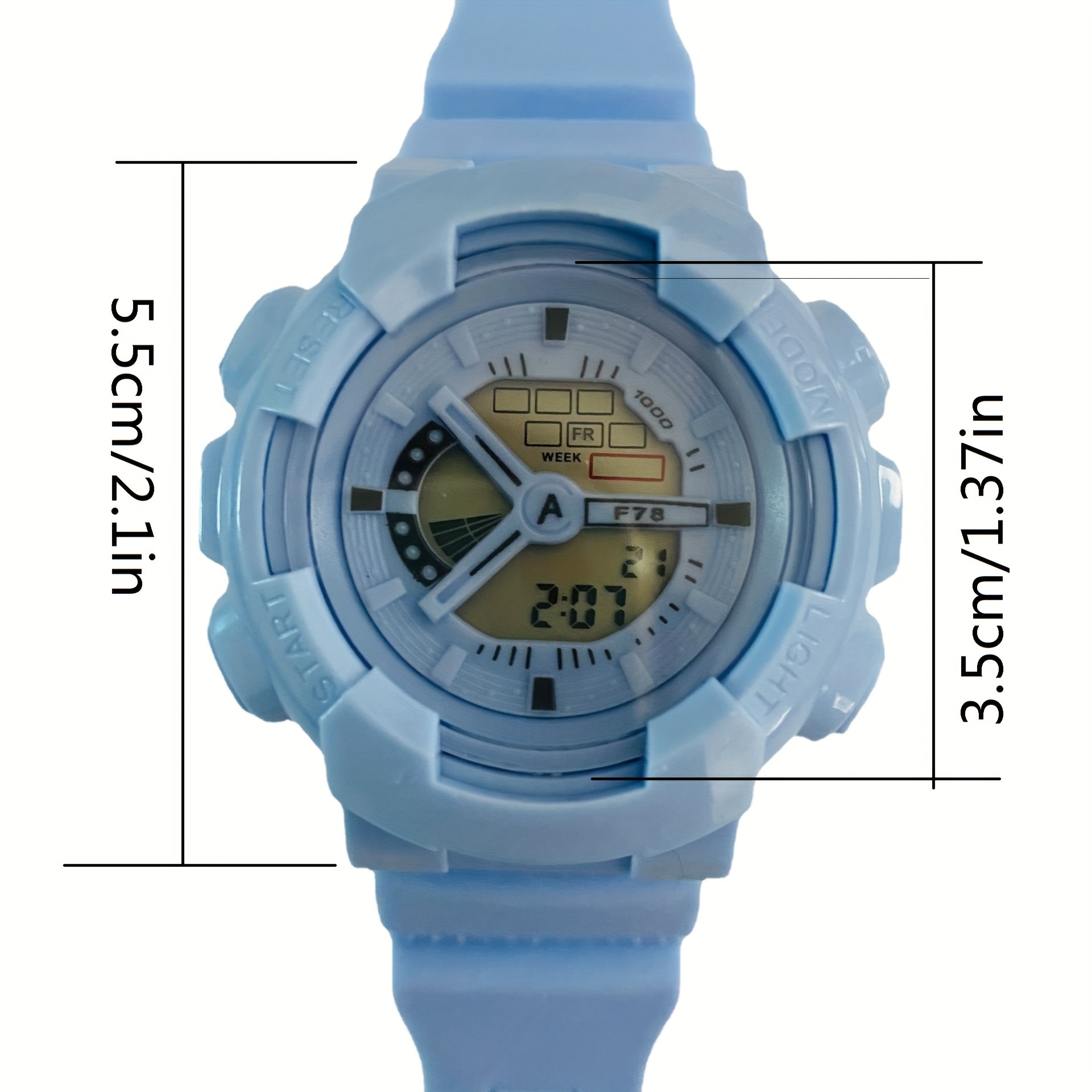 Reloj Para Niños Deportes De Moda Reloj Digital LED Reloj Para Mujeres Y Niñas Reloj Electrónico A Prueba De Agua detalles 0