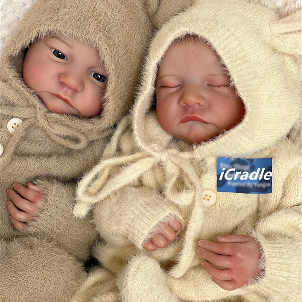 Lovely Reborn Baby Doll Twins Awake Sleeping Newborn Baby - Temu
