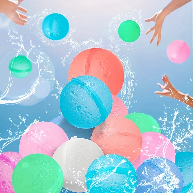 1 pièce Bombe à Eau réutilisable Bombe à Eau en Silicone Boule d'éclaboussure  Boule absorbante d'eau à Remplissage Rapide pour Les Jeux d'eau pour  Enfants : : Jeux et Jouets