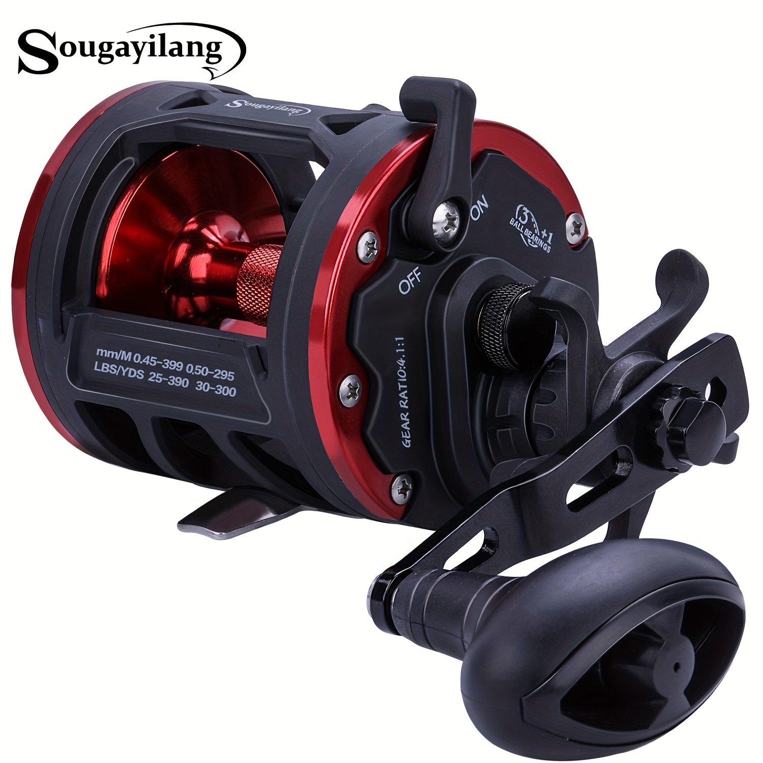  Strong Trolling Fishing Reel Saltwater Freshwater Bait Casting  Fishing Reels Right Hand Spinning Reel Trolling Reels : Sports & Outdoors