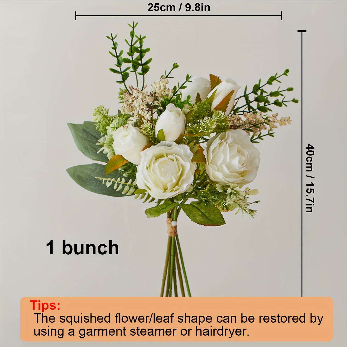 1 Bundle, Simulazione Rosa Fiore Matrimonio Decor Bouquet, Fiori