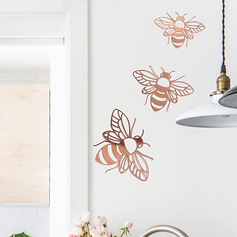 Bee Wall Decals Kitchen Decoration Bumble Bee Stickers Bathroom