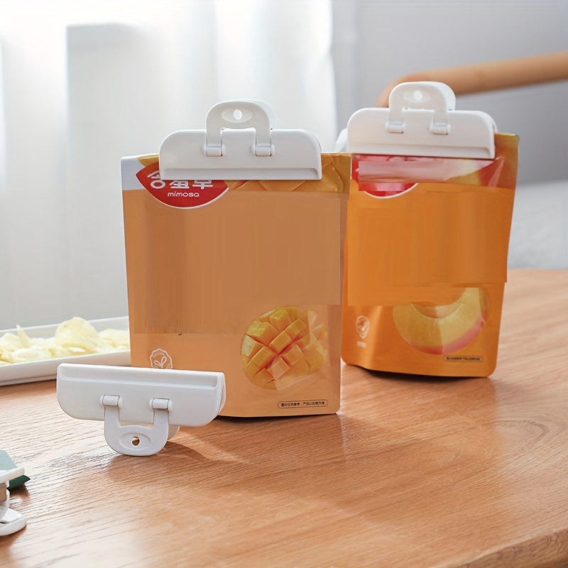 5pcs Food Sealing Clips Bag Clips Keeping Clamp Sealer For Kitchen Snack  Bag Keep Food Fresh