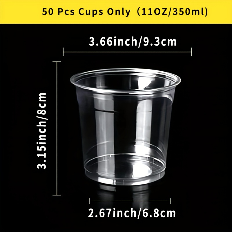 350ml Plastic Milk Shake Cups