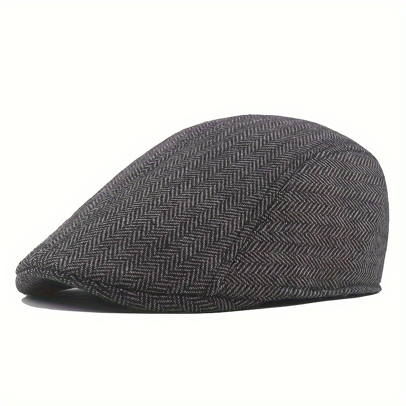 Casquette Plate Vintage Homme Coton Réglable Irlandaise Flat Cap