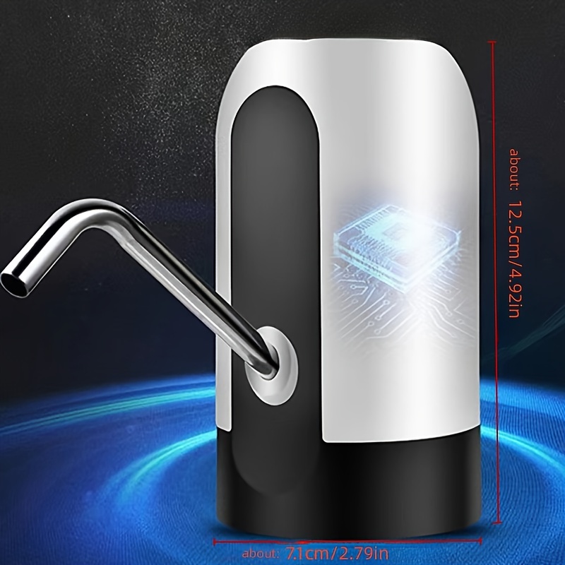 Pompe de distributeur d'eau Xianrenge - Pompe à eau potable, Pompe à eau  embouteillée de charge USB, Pompe à bouteille d'eau automatique pour  bouteille universelle de 3 à 5 gallons, Po