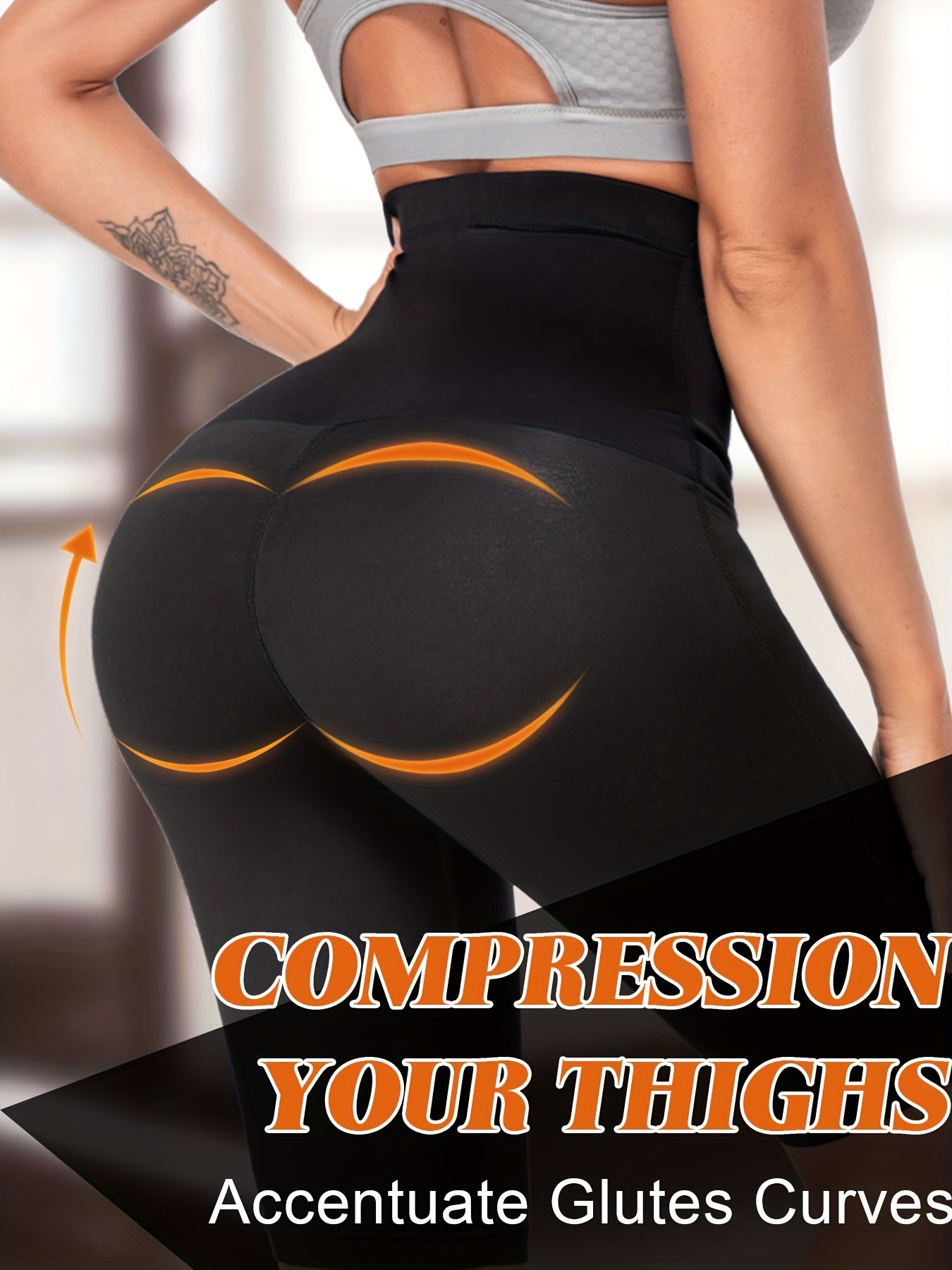 * Women High Waist Sauna Sweat Shorts, Weight Loss Compression Workout  Shorts