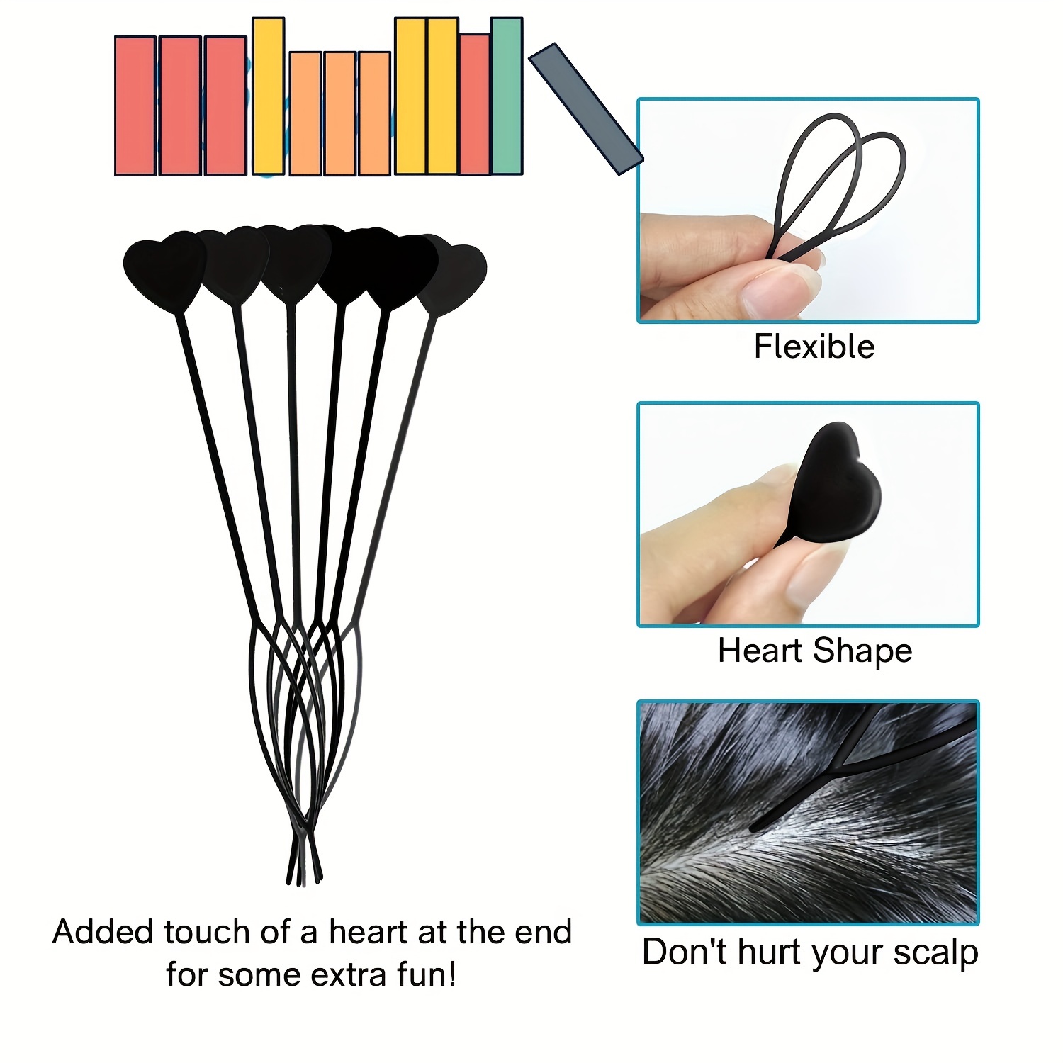 12PCS automatic hair beader tool Hair Topsy Tail Hair Braiding