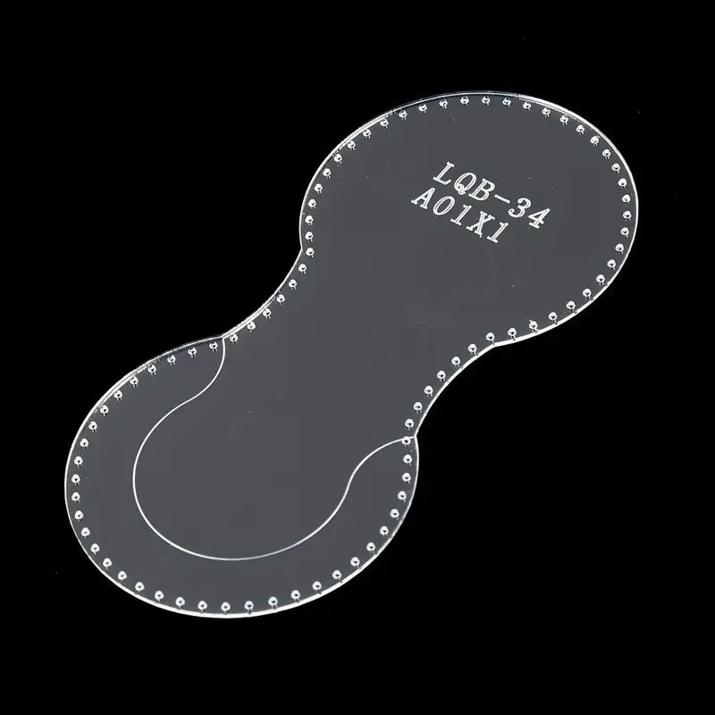 Modelli Acrilici Per Borsa - Stencil In Pelle Per Artigianato, Kit Con Fori Di Precisione - Foto 3