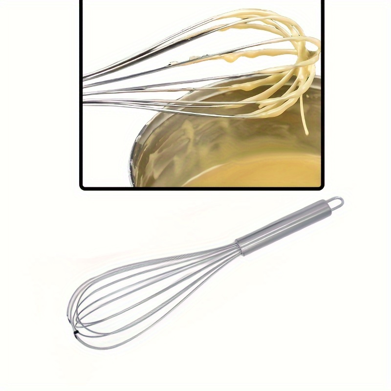 Professional Stainless Steel Whisk For Effortless Baking And Mixing - Temu