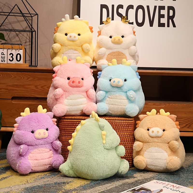 Cute Dinosaur Pig Plush Toy Adorable Stuffed Animal Soft Toy
