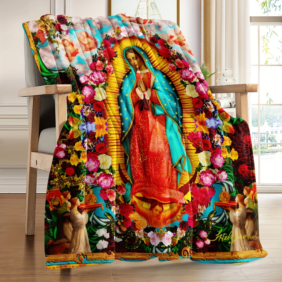 My Catholic Prayers Ultra soft throw Blanket. Prayer Blanket. 50 x 60 –  Meyer Market Designs