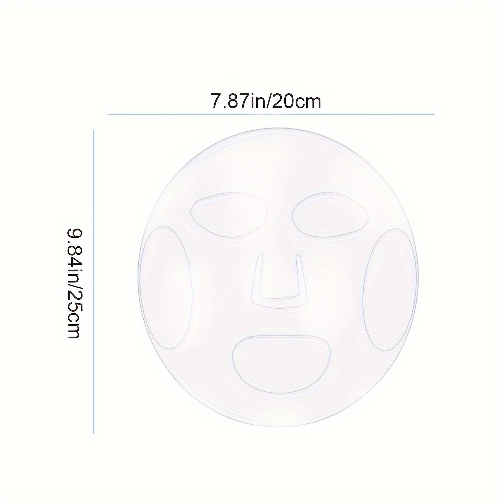 1pc Copertura Maschera Facciale In Silicone Riutilizzabile, Strumento Di  Cura Del Viso Per Prevenire L'Evaporazione, Per La Cura Del Viso Quotidiana  Per Donne E Uomini - Temu Italy