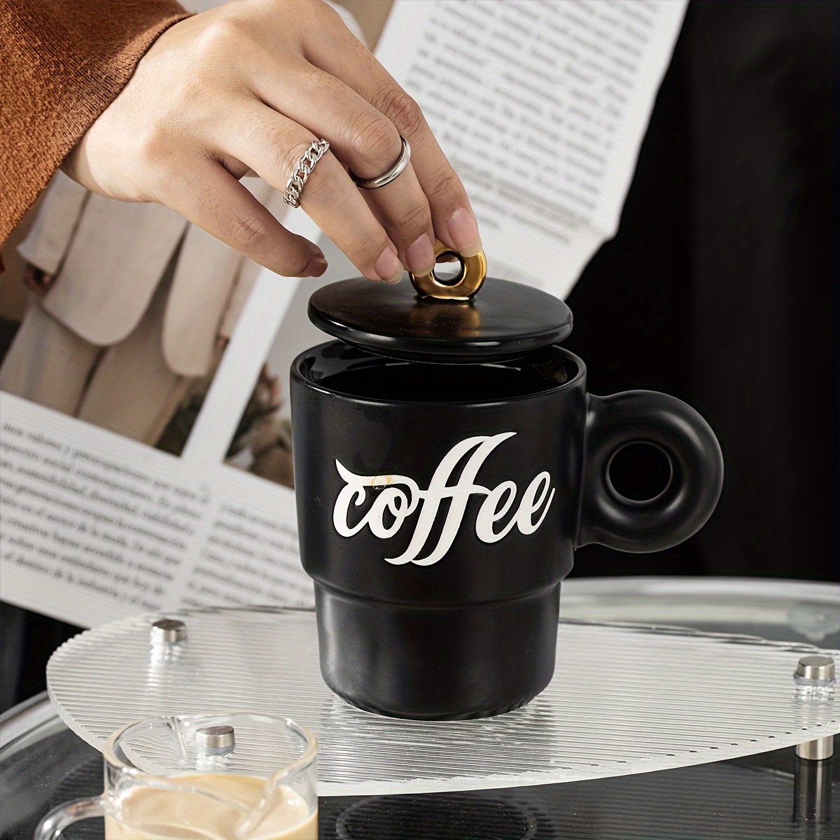 1 Taza De Café De Viaje Con Tapa Tazas De Café Térmicas De - Temu