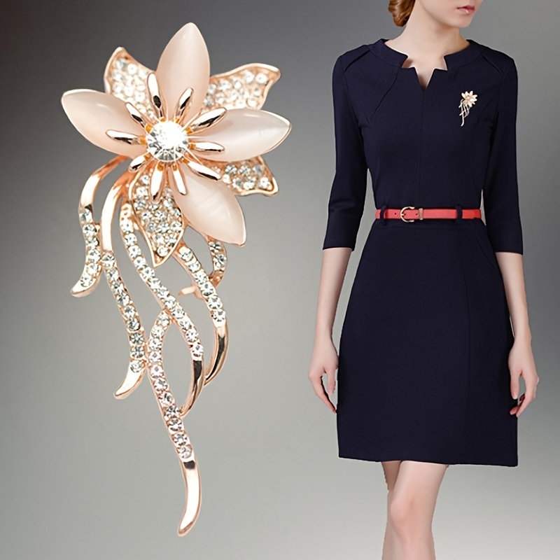 Long brooches sale for dresses