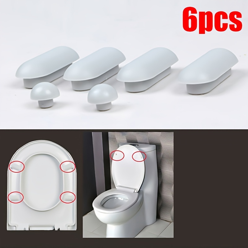 Universal Toilet Seat Bumper Shockproof Toilet Seat Lid Pads - Temu