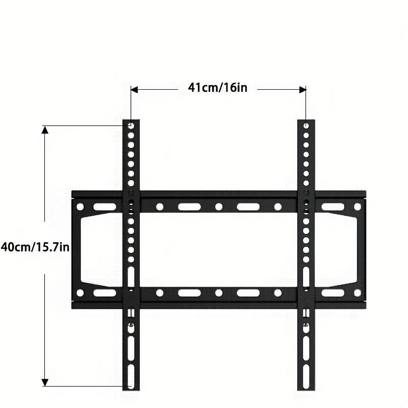 fixed tv wall mount bracket for most 26 60 inch flat curved screen large tv monitor fits 48 50 55 60 vesa 100x100 400x400mm up to 110lbs shop the latest trends temu