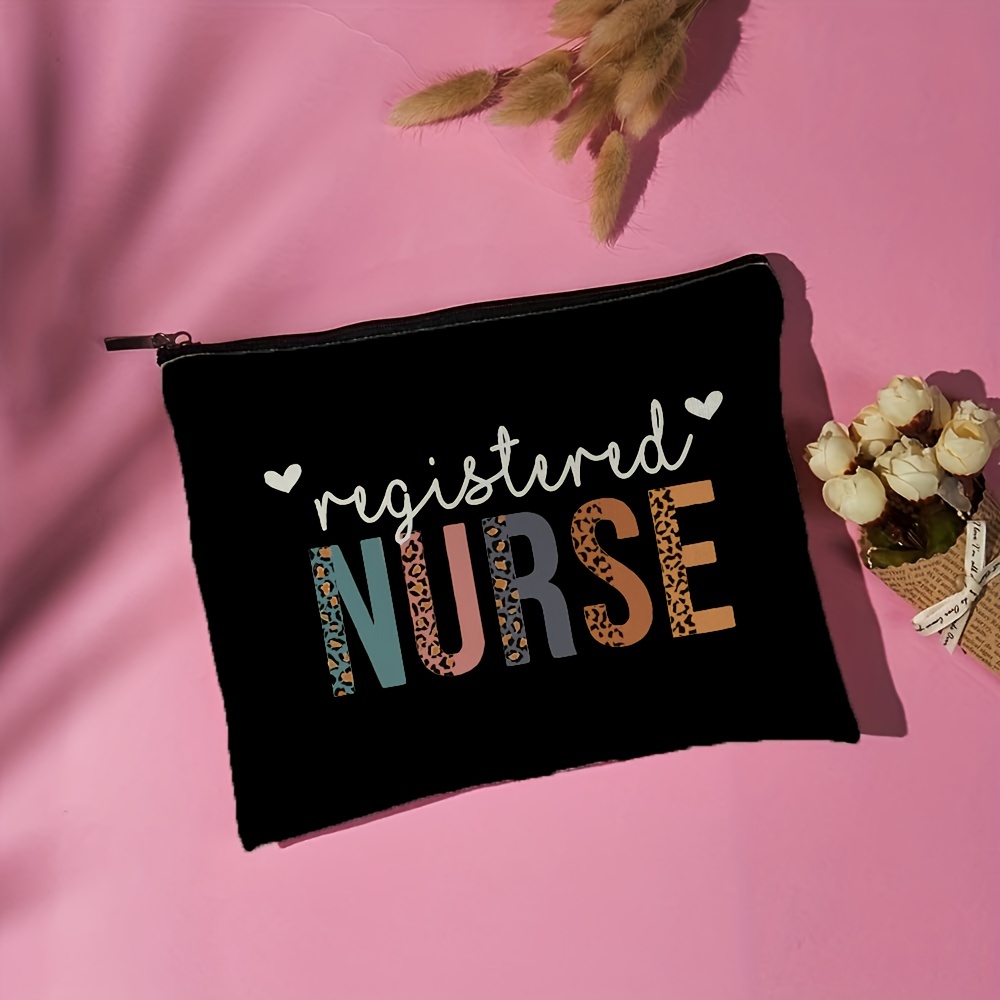 Rn Gift Registered Nurse Zipper Pouch Bag Nurse Appreciation - Temu