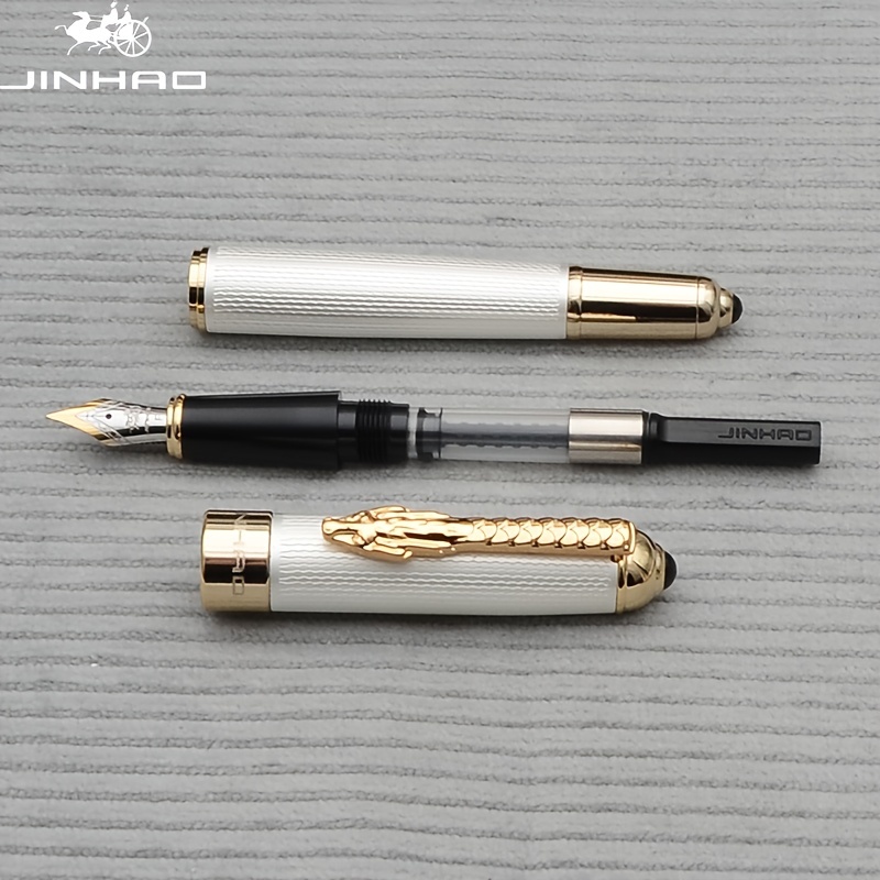 1pc Deluxe Golden Haolong Golden Silver Business Office Pen Gift