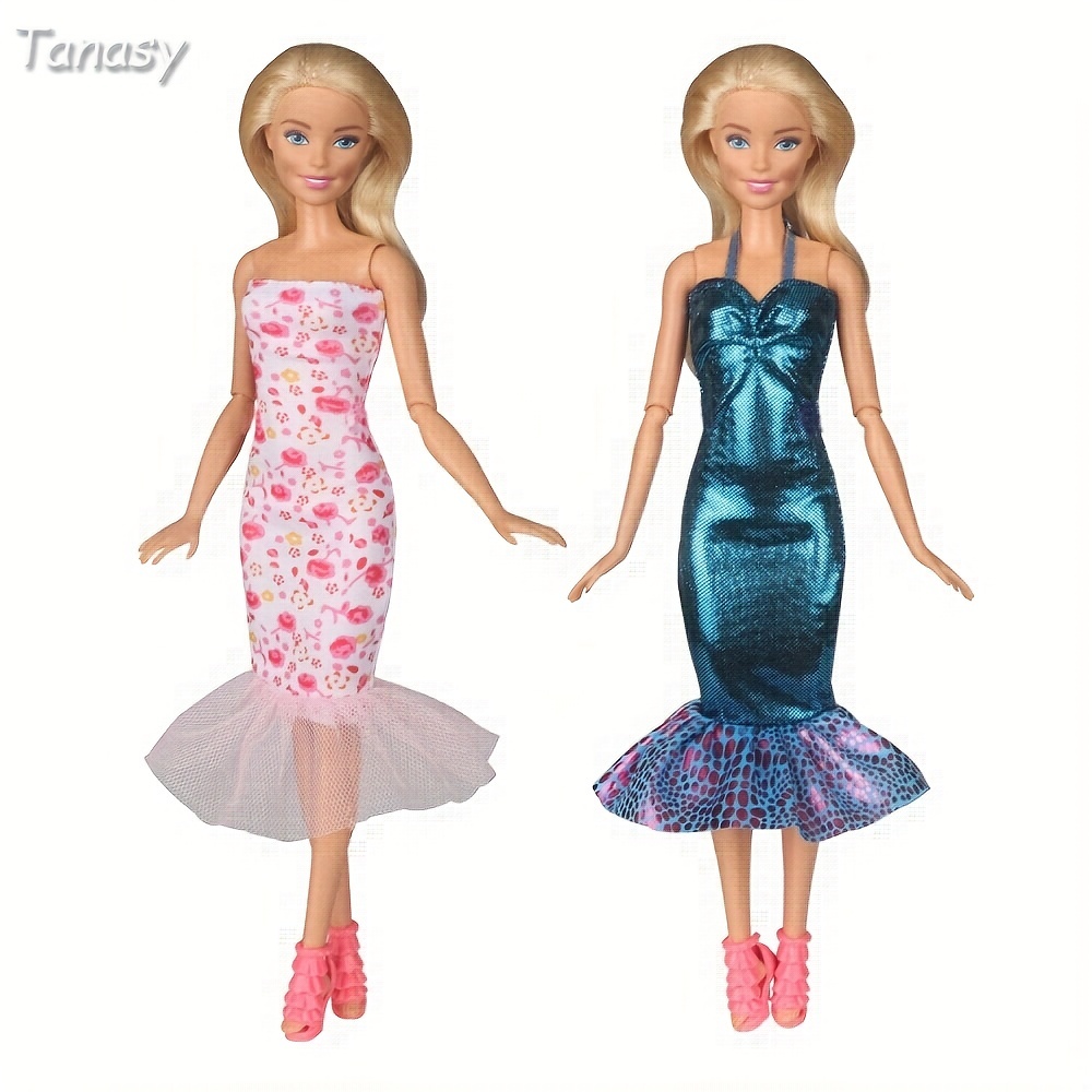 Barbie Roupas e Acessórios Conjunto Vestidos Tema Floral Sapato