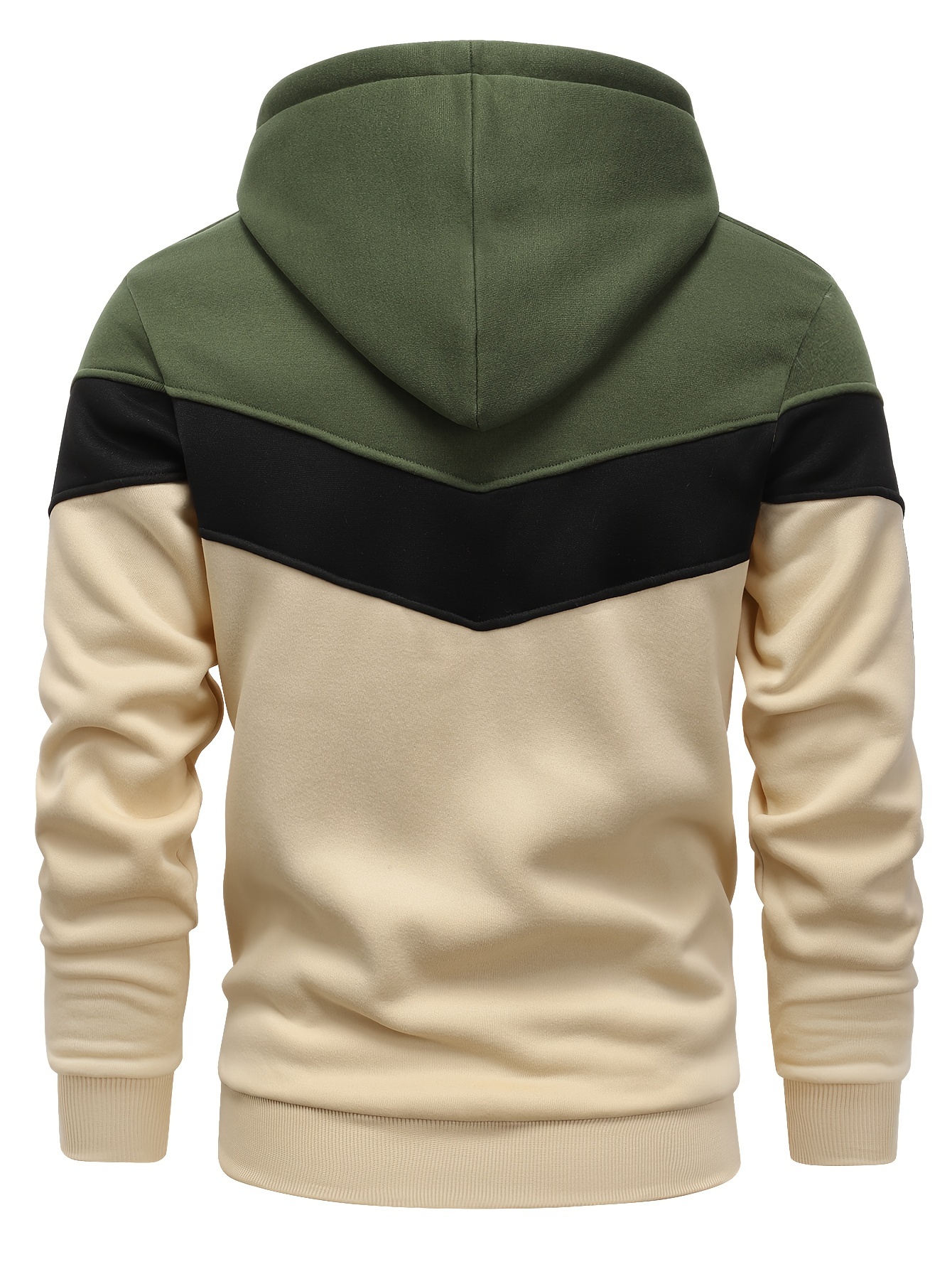 Sudaderas para hombre con cremallera para hombre, sudaderas con cremallera  y bloque de color, sudadera de manga larga con bolsillo