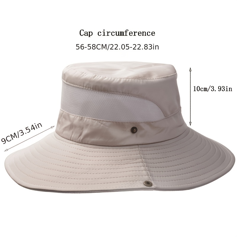 Sun Bucket Hat for Men Women Fishing Hiking Cap Wide Brim UV