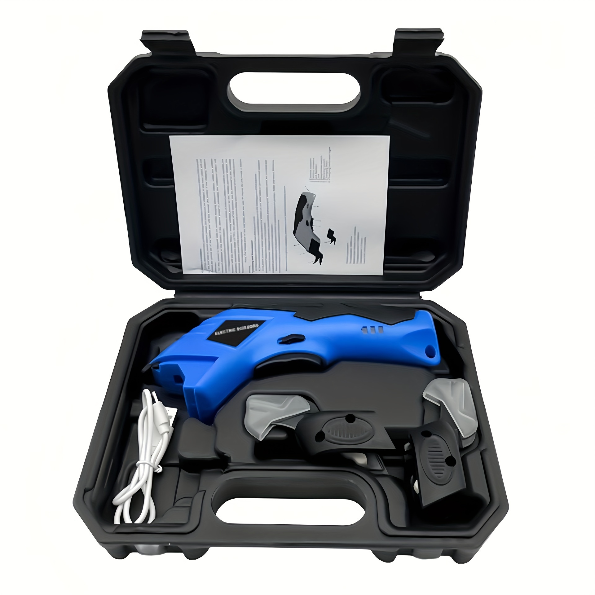 Cordless Electric Scissors 2000mAh Rotary Cutter Shear For Home Cutting  Tools.