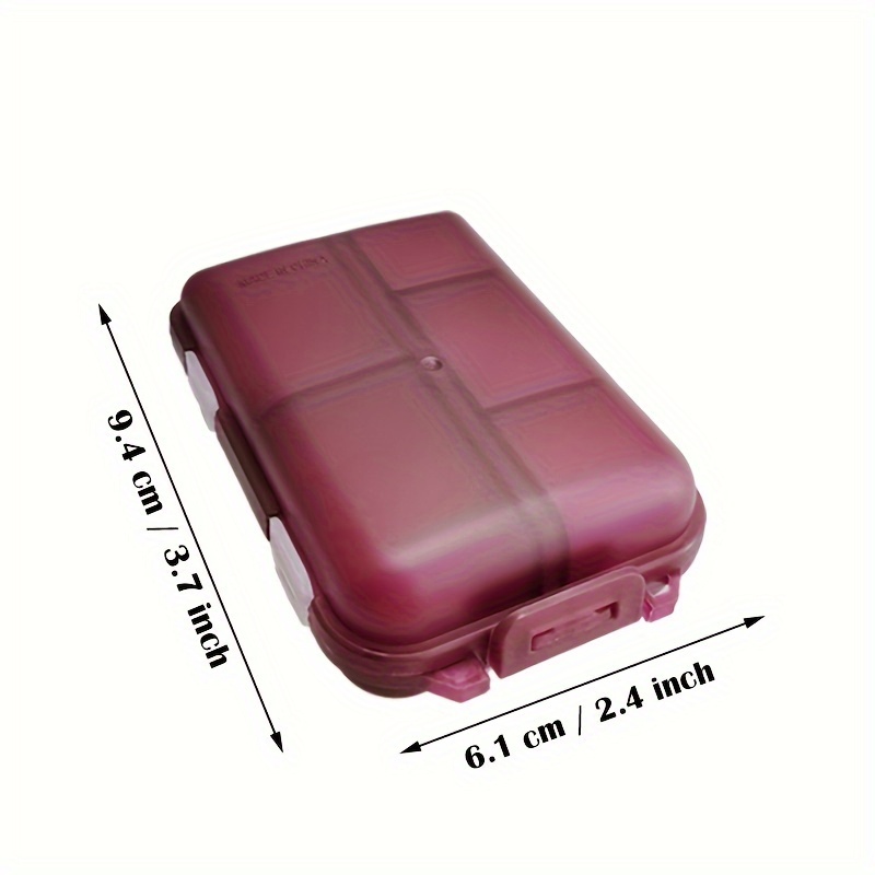 Travel Pill Box, Cute Pill Organizer, Small Pill Case, Portable Medicine  Organizer For Purse, With 10 Compartments For Different Medicines - Temu  Croatia