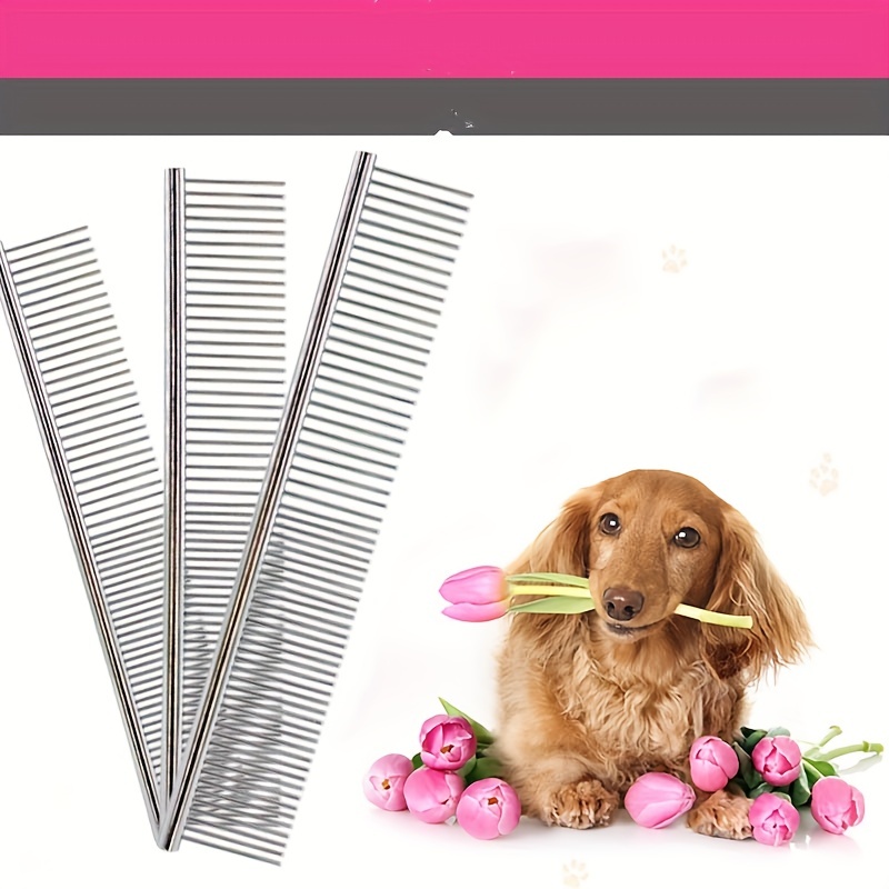 Stainless Steel Hair Removal Comb for Pet Grooming