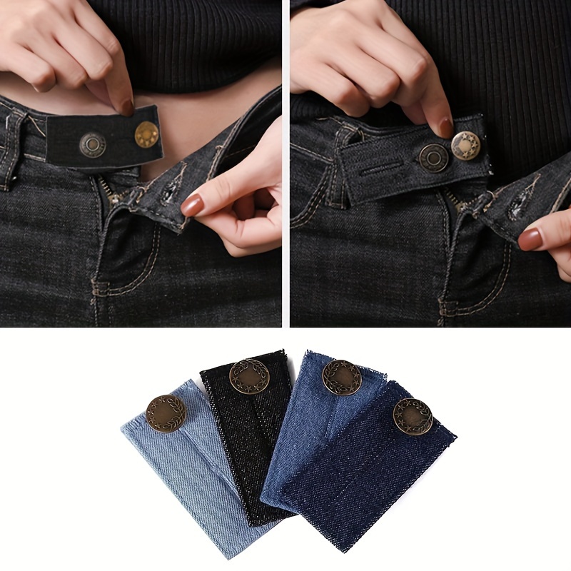 Make Pants Suitable With Denim Belt Extension Buckle Perfect - Temu Belgium