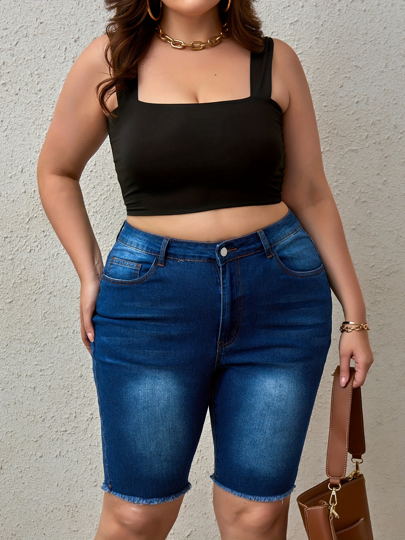 Skinny Jeans Womens Plus Size Jean Shorts Wedding Guest Dress