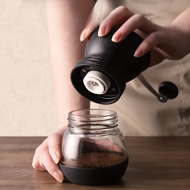Large Capacity Glass Hand Grinder Coffee Grinder Set Manual