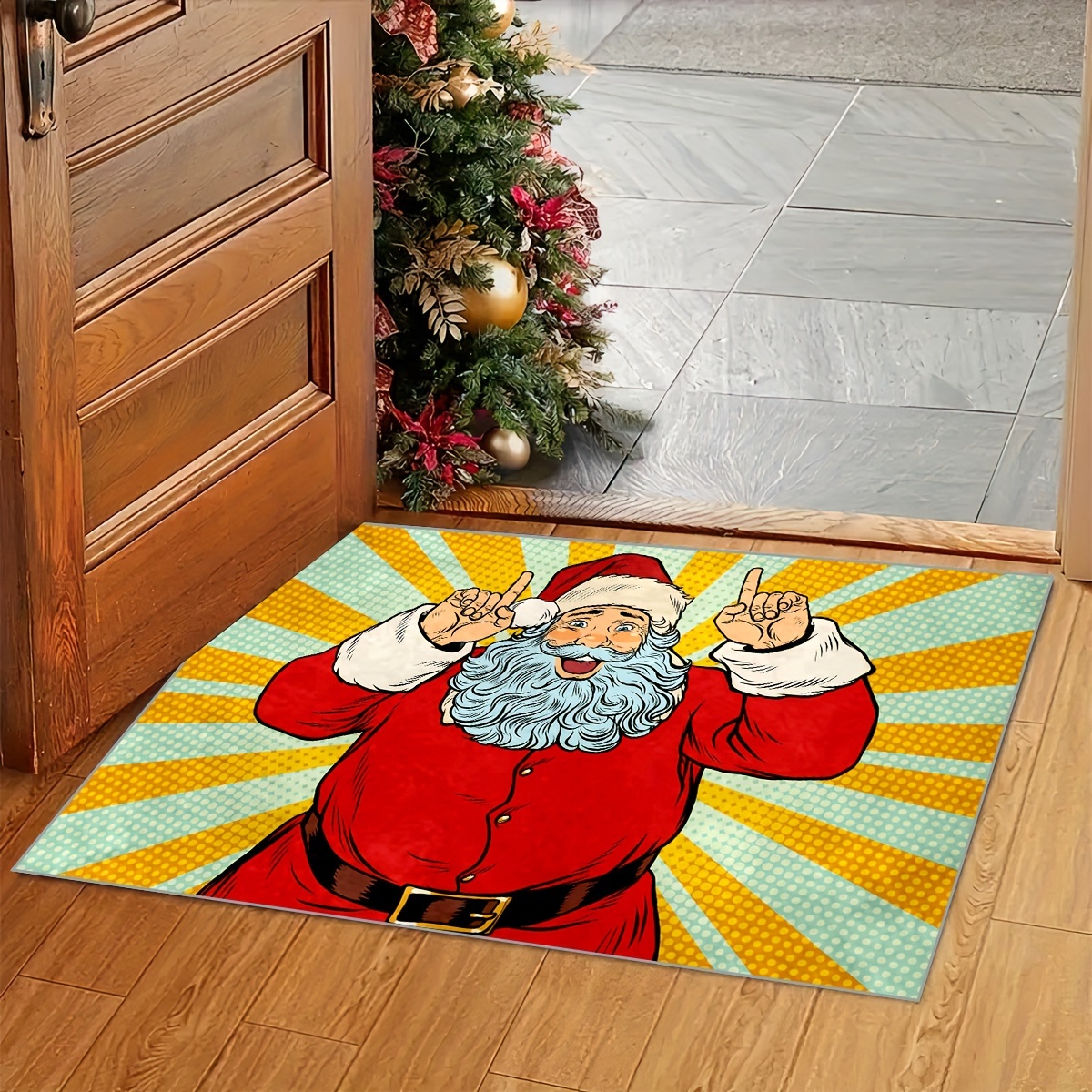 Christmas Gingerbread Man Pattern Doormat, Soft Christmas Bath Mat,  Absorbent Christmas Rug, Christmas Bath Decor, Holiday Non Slip Floor Small  Carpet, Washable Bathroom Rugs For Indoor Outdoor Home, Christmas  Decoration - Temu