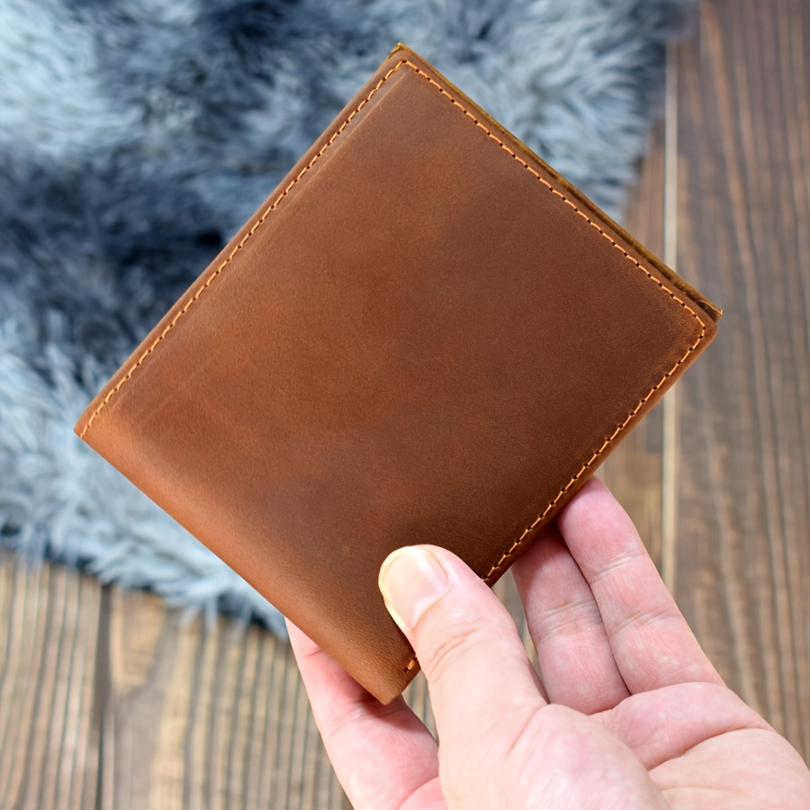 Mens Leather Wallet - Personalized Mens Wallet - Genuine Leather Wallet