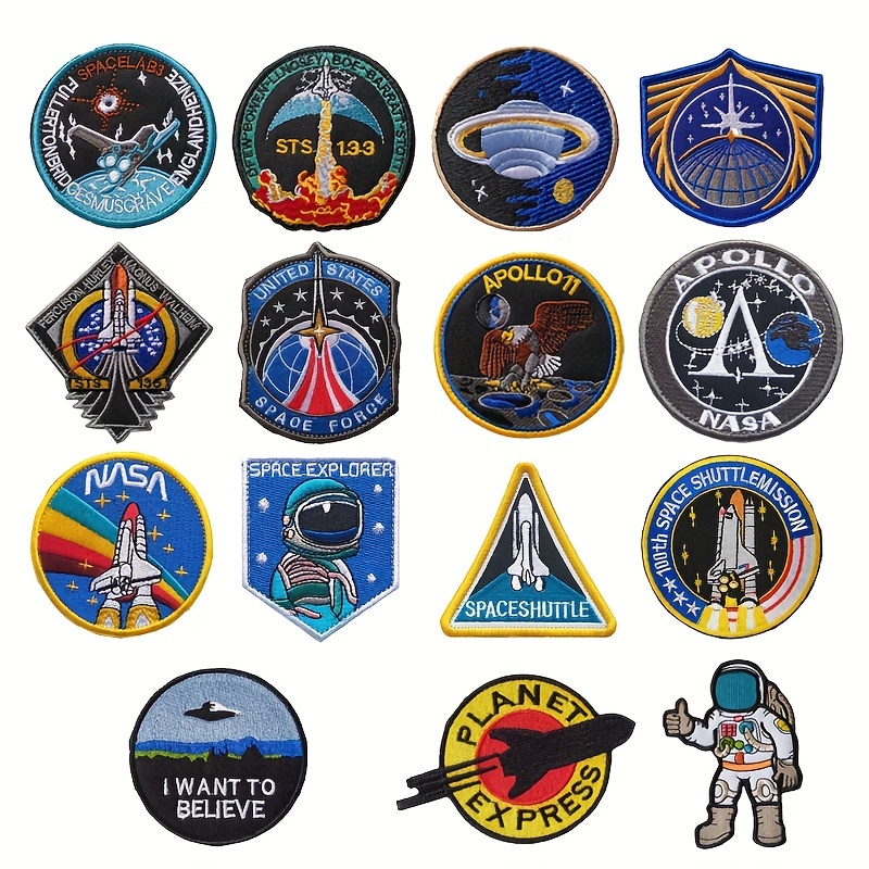 Parches Insignia Astronauta Espacio Cósmico Hombres - Temu