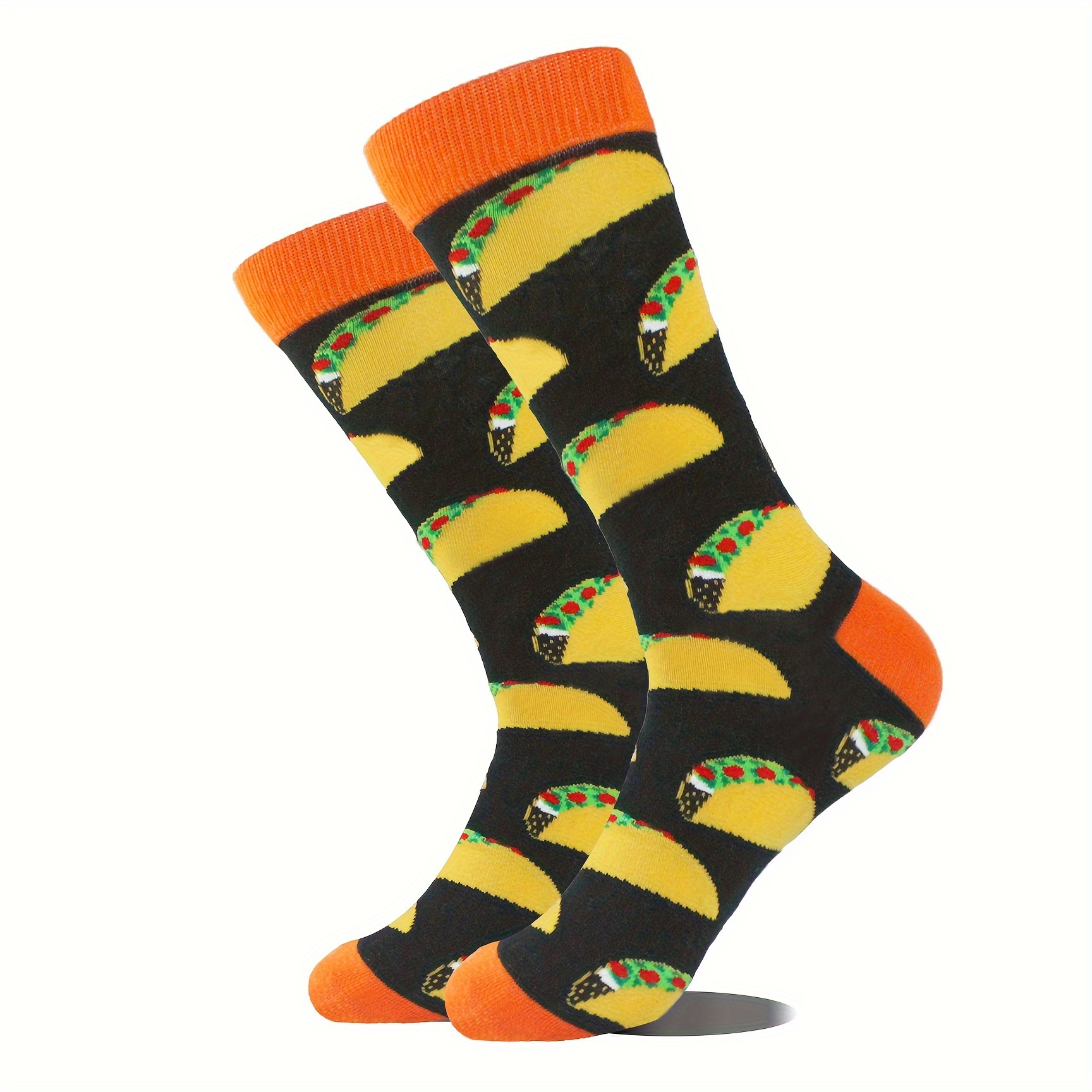 Mens Multi 7pk Food Theme Socks