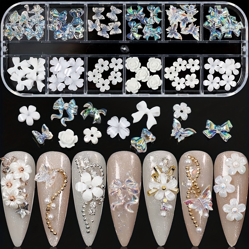 five petals flower nail art decoration