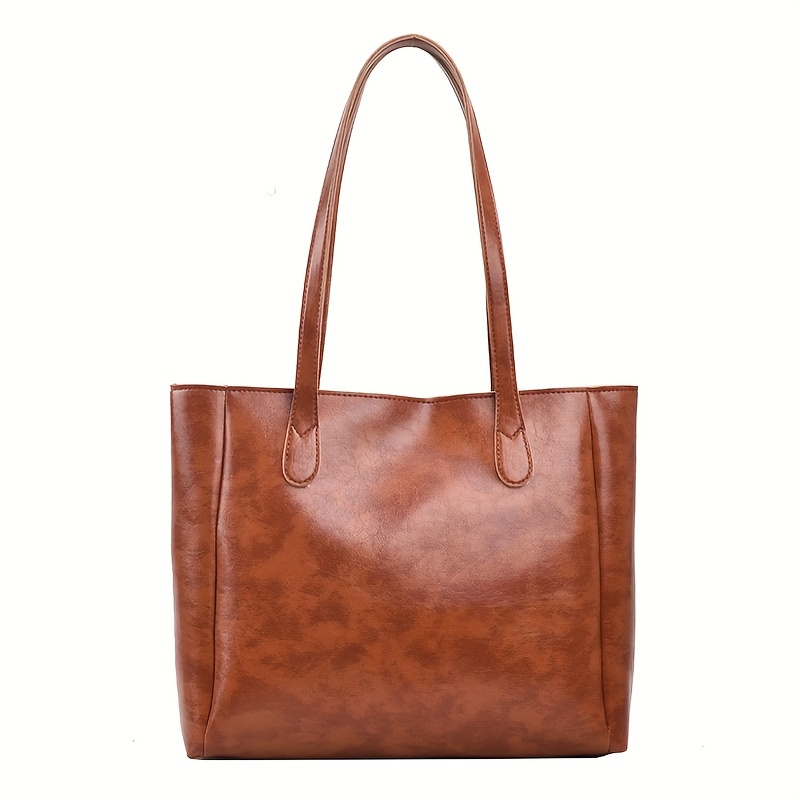 Large Capacity Women's Retro Tote Handbag - Perfect For Short-distance  Travel And Commuting - Temu