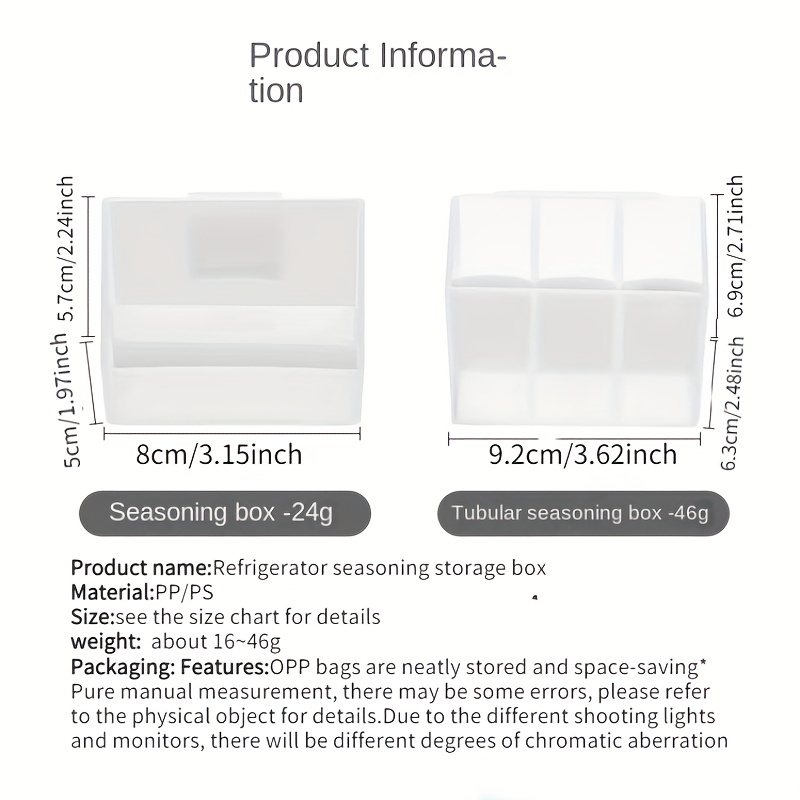 Multifunctional Fridge Storage Boxes - Set of 4