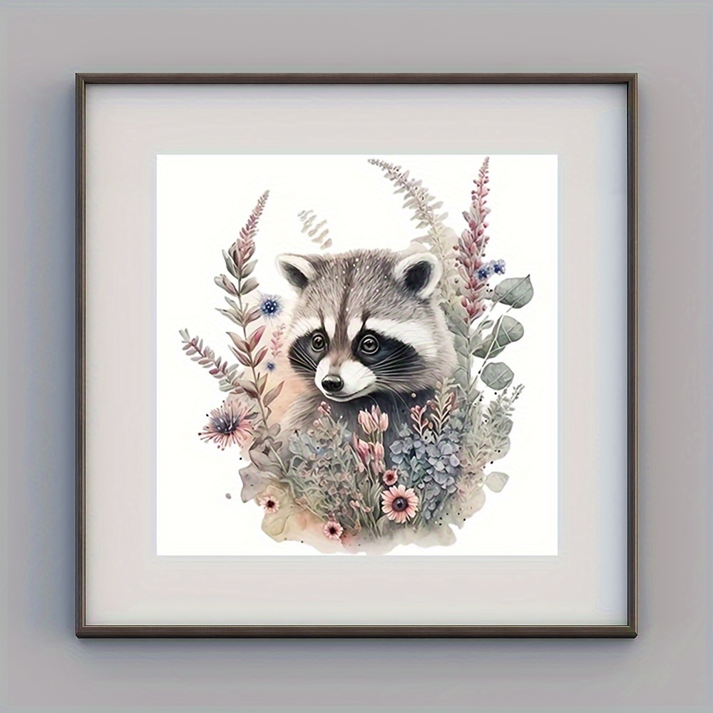 Cute Fox And Raccoon Diamond Painting 