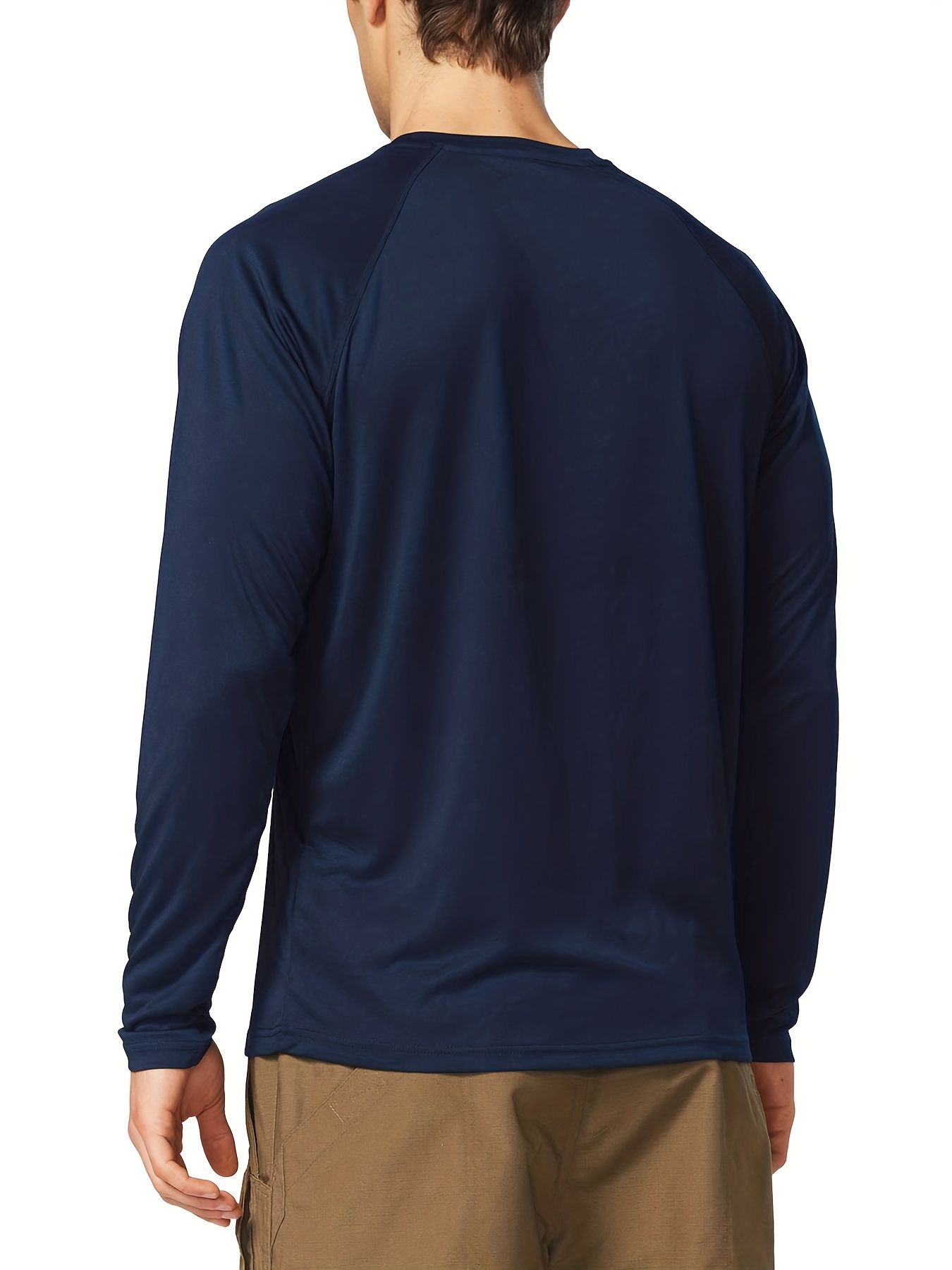 Men's Shirt Uv Spf Upf 50+ Long Sleeve Rash proof Fishing - Temu