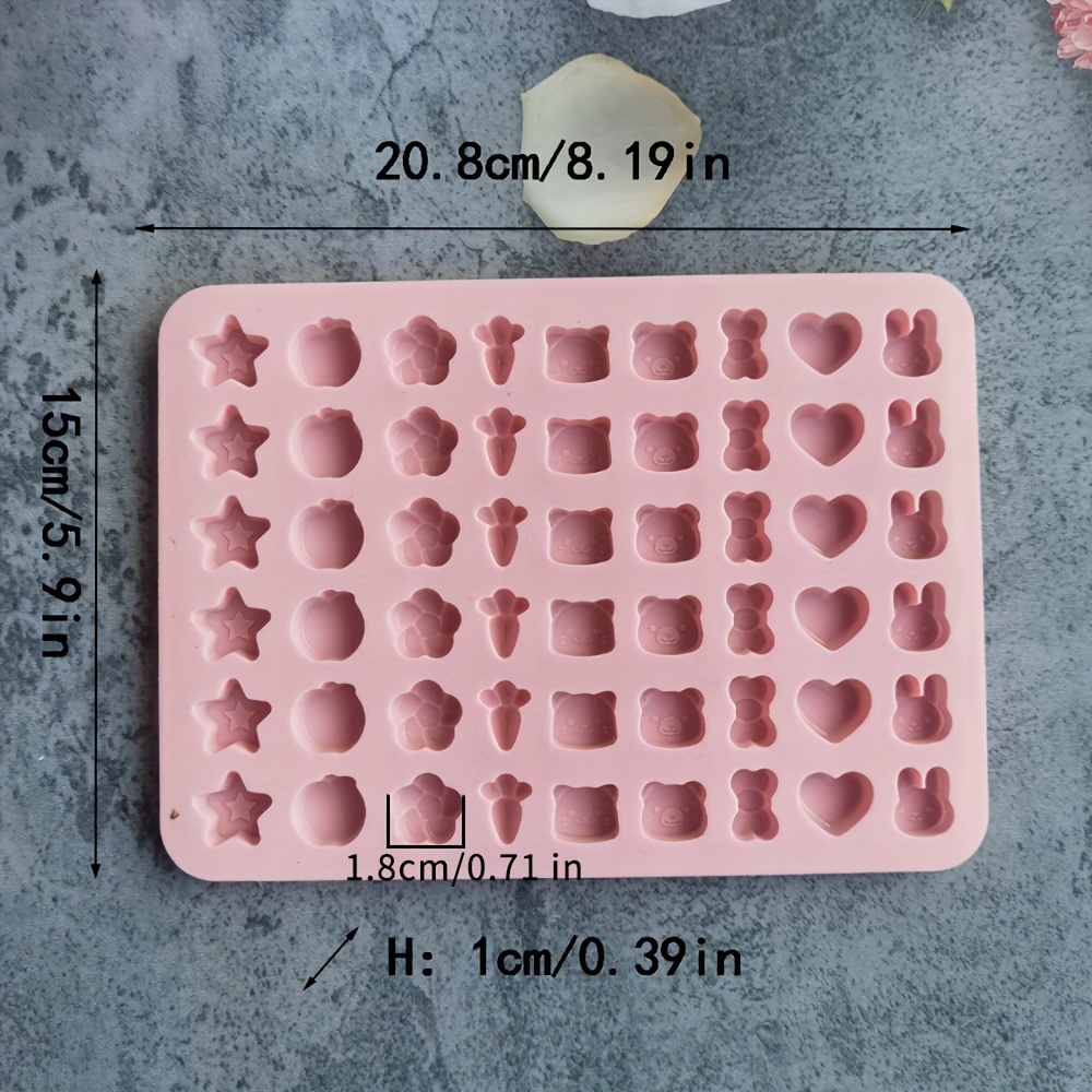  2PCS Valentine's Day Silicone Molds, 6 Heart Design Silicone  Molds, Non-Stick Baking Molds for DIY Valentine's Day Chocolate, Candy,  Gummy, Ice Cubes : Home & Kitchen