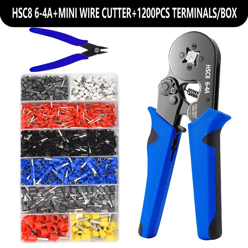 Tubular Press Clamp Crimping Pliers Electrical Terminals For - Temu