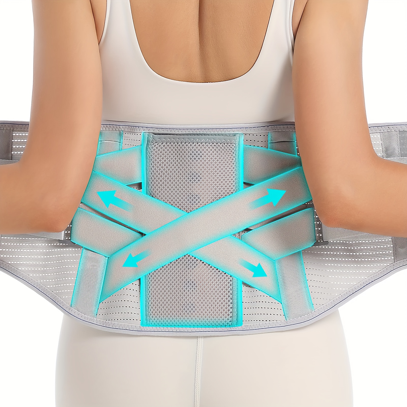 Lower Back Brace 6 Stays Anti skid Orthopedic Lumbar Support - Temu Canada