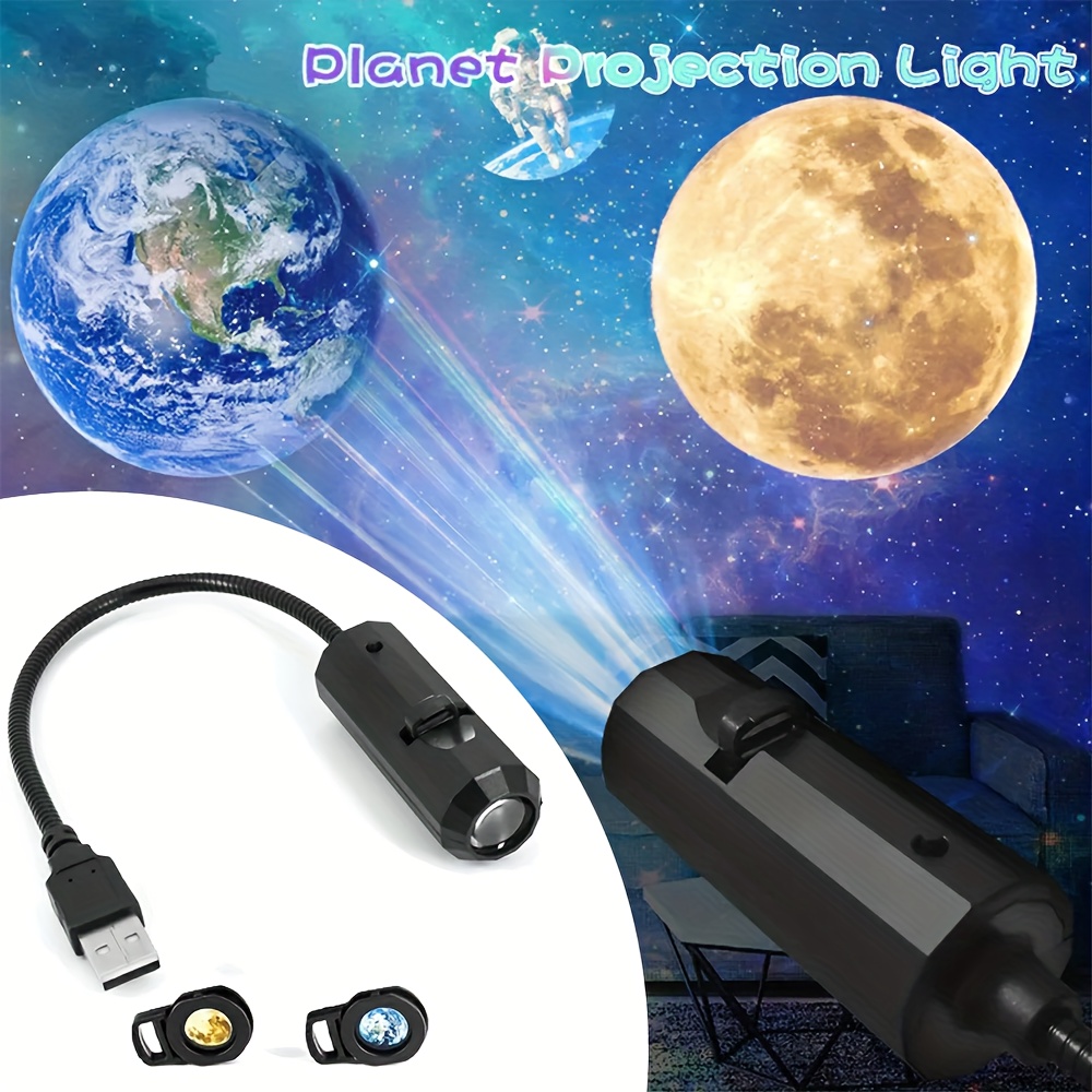 Atmosphäre LED Projektions lampe Erde Mond Stern projektor Planet Projektor