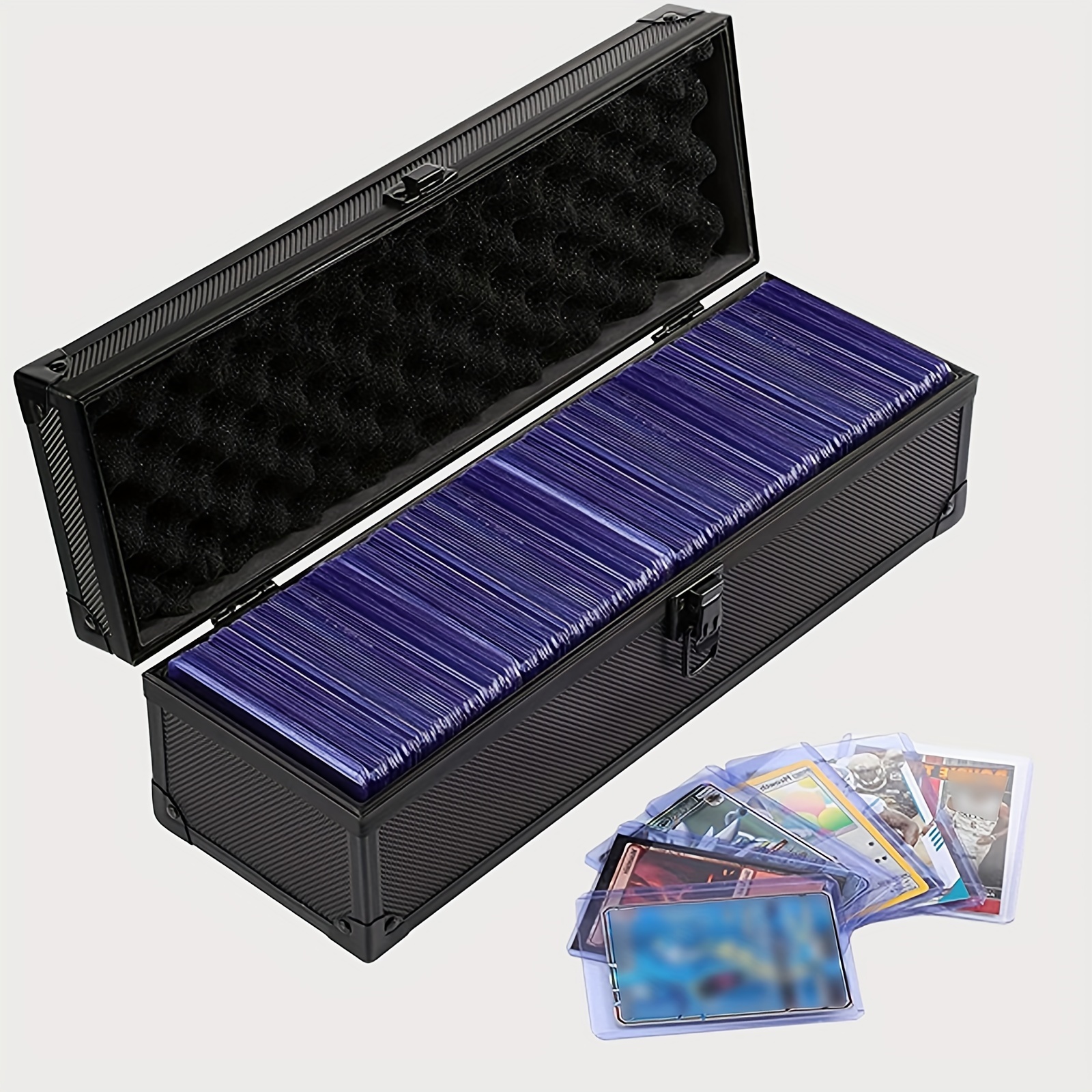 

Cards Holder Hard Case For Trading Cards & Sports Baseball Basketball Cards, Cards Storage Box For Tcg Ptcg