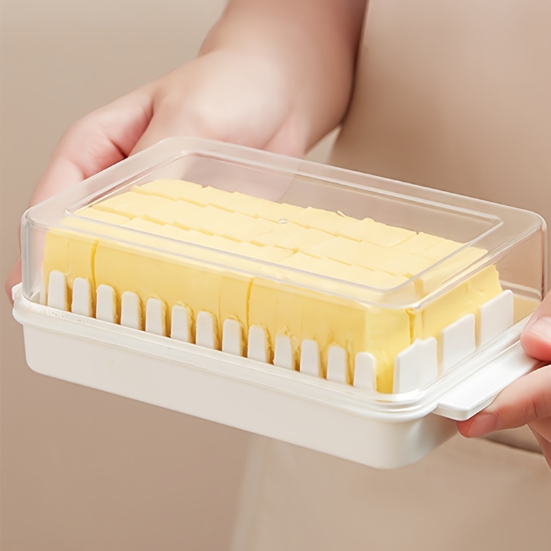 1pc Butter Preservation Box Food Preserving Container Box Dividable Butter  Pan With Lid Sealing Butter Pan Kitchen Gift … in 2023
