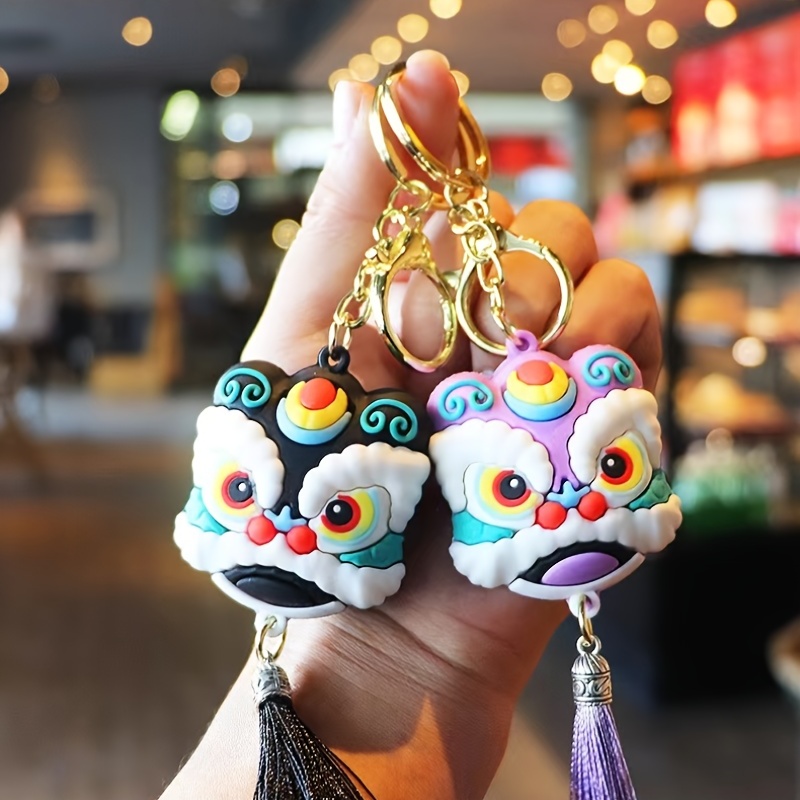 Lion hot sale dance keychain