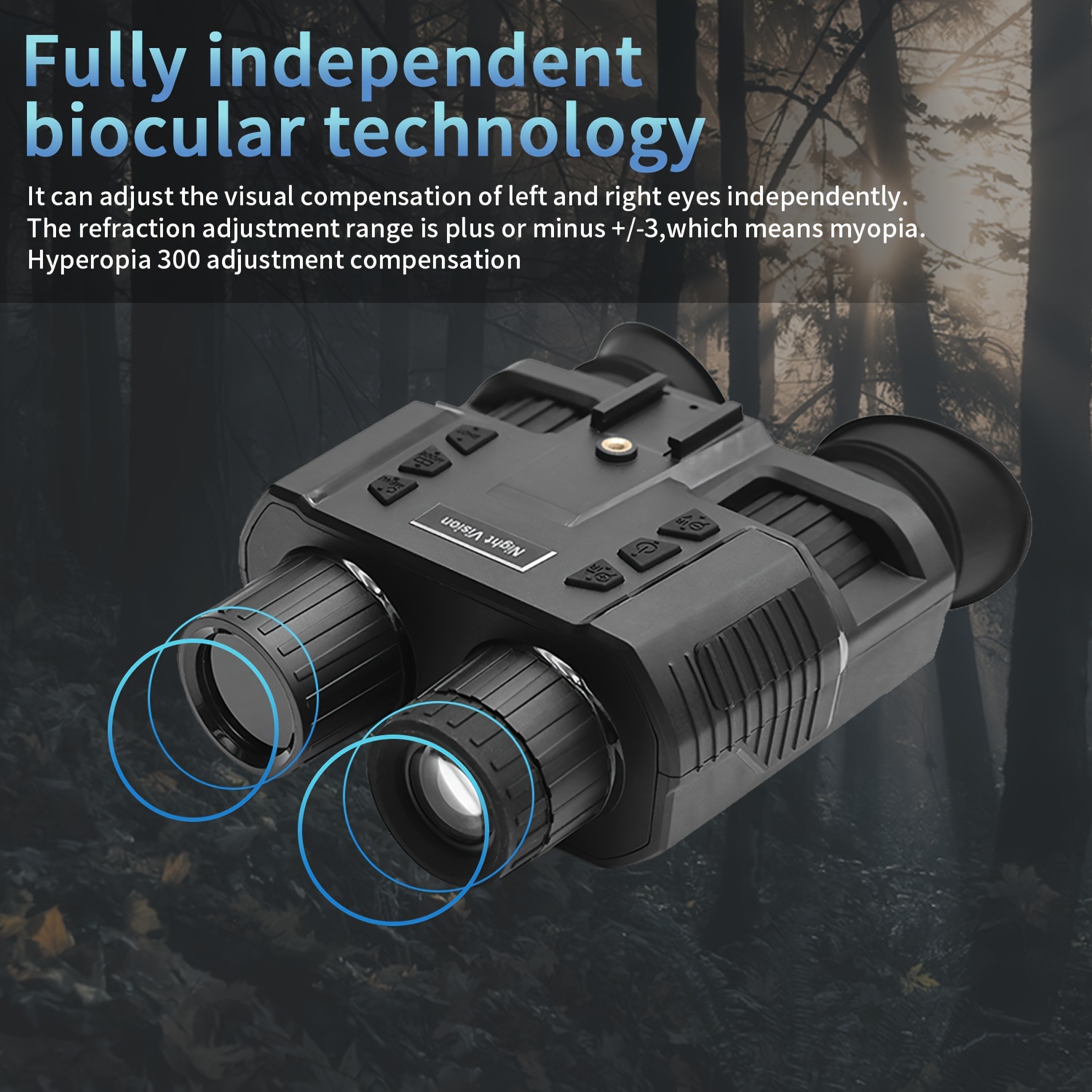 Digital Infrared Night Vision Goggles Viewing In 100% - Temu