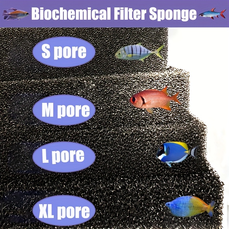 Acheter Aquarium filtre biochimique mousse étang Filtration éponge tampon  éponge utile noir